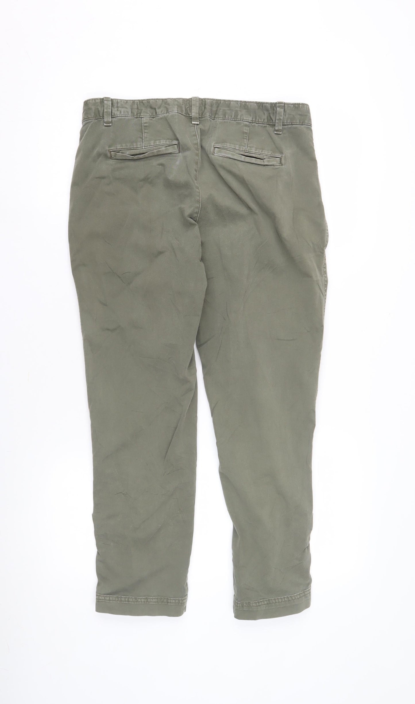 GAP Women’s Green Capri Trousers S Pocket Casual