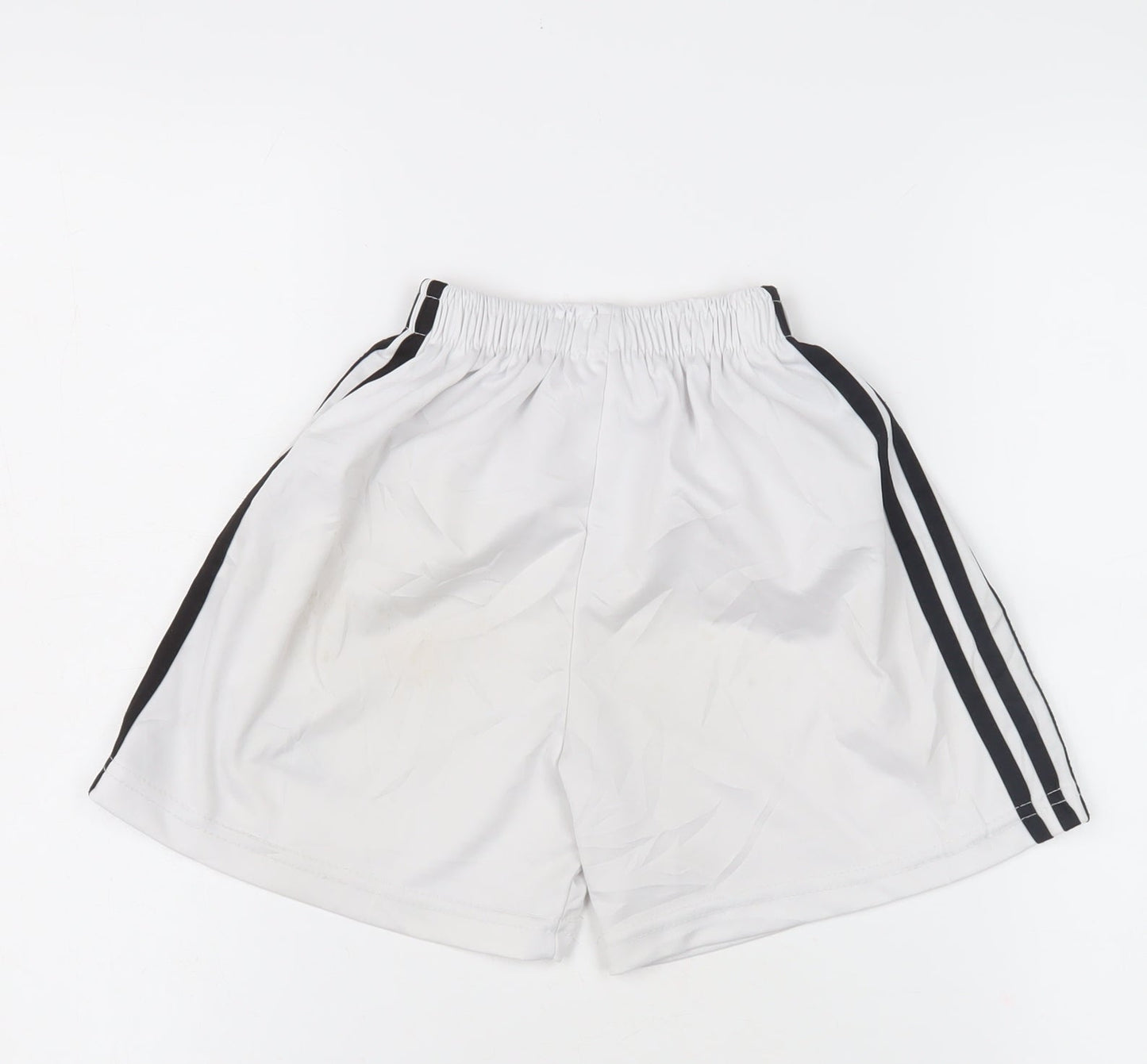 Adidas Boys White Athletic Sports Shorts 11 Years