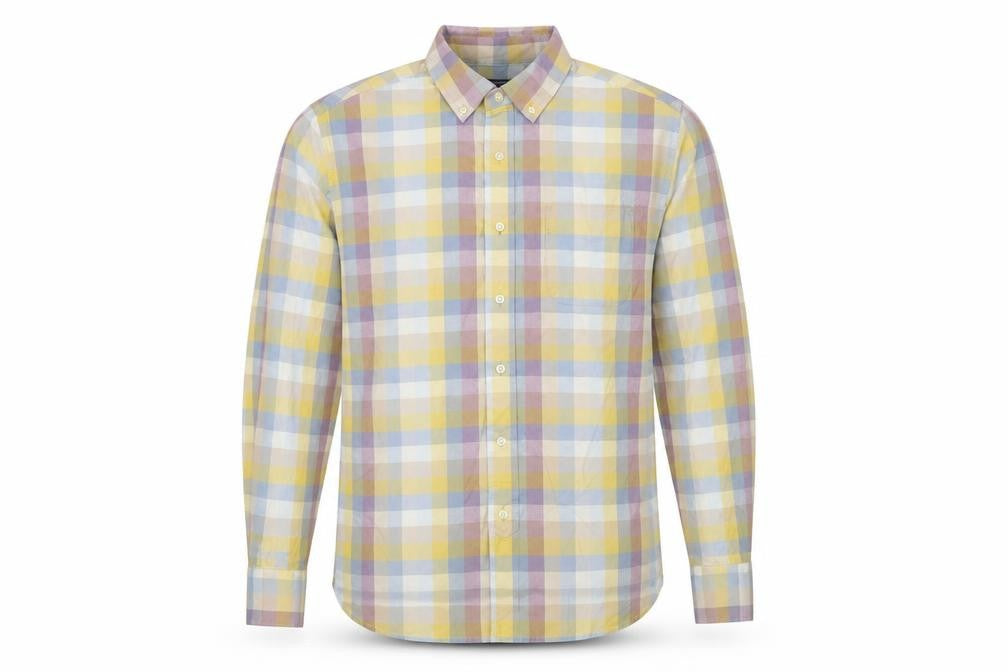 Grayers Men's Multicoloured Plaid Button-Up Shirt