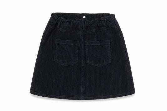 Miss Evie Girls Black Corduroy Skirt 11-12 Years