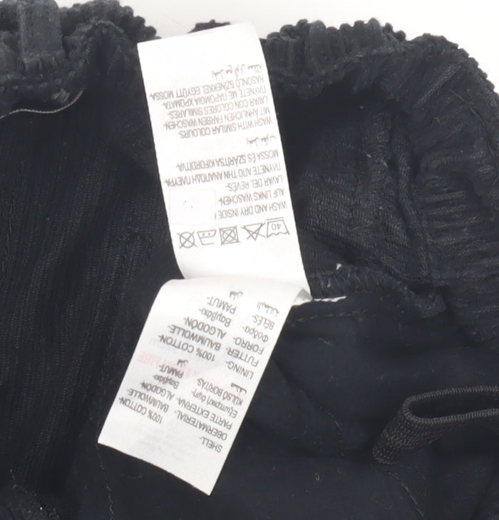 Miss Evie Girls Black Corduroy Skirt 11-12 Years