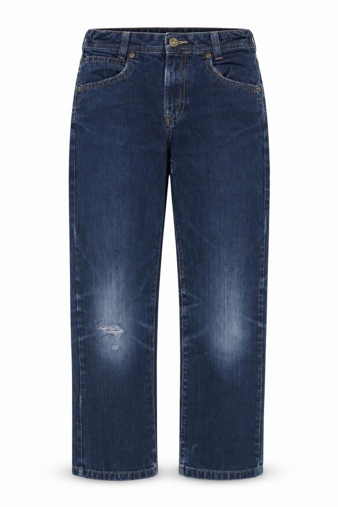 Marks and Spencer Girls Blue Straight Jeans 11 Years