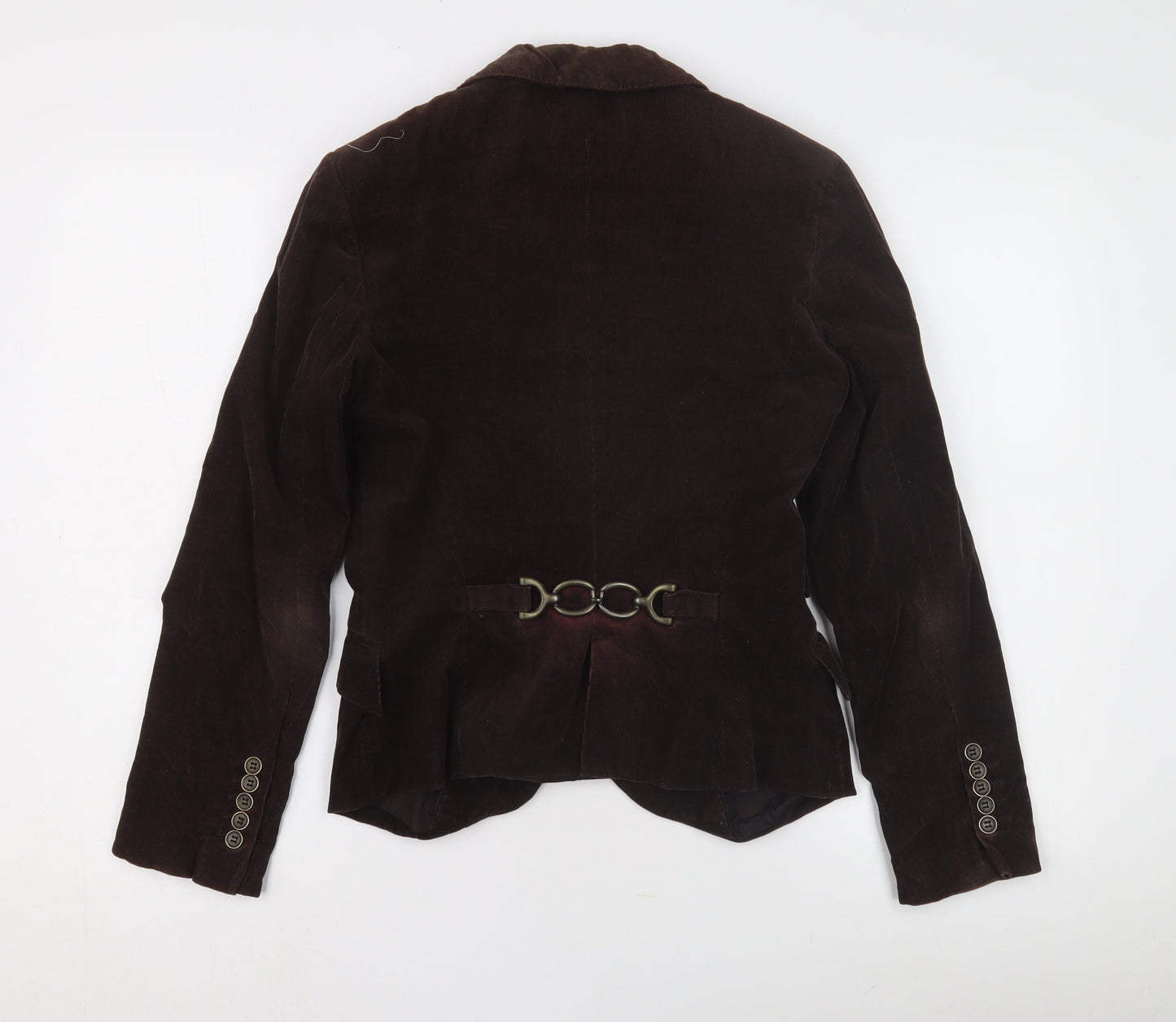 Zara Basic Women's Brown Corduroy Blazer Size 12