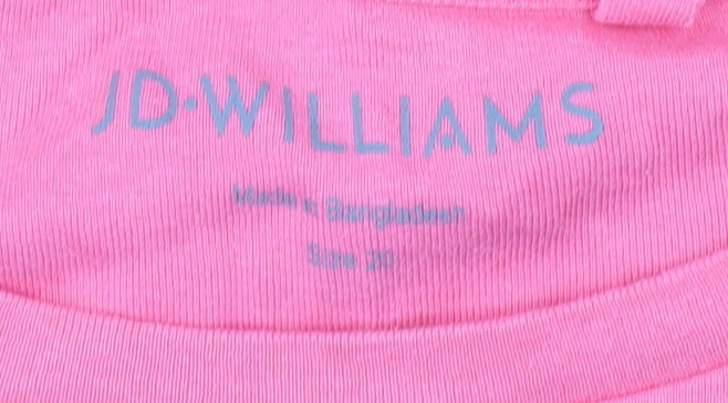 JD Williams Pink Long Sleeve T-Shirt Size 10