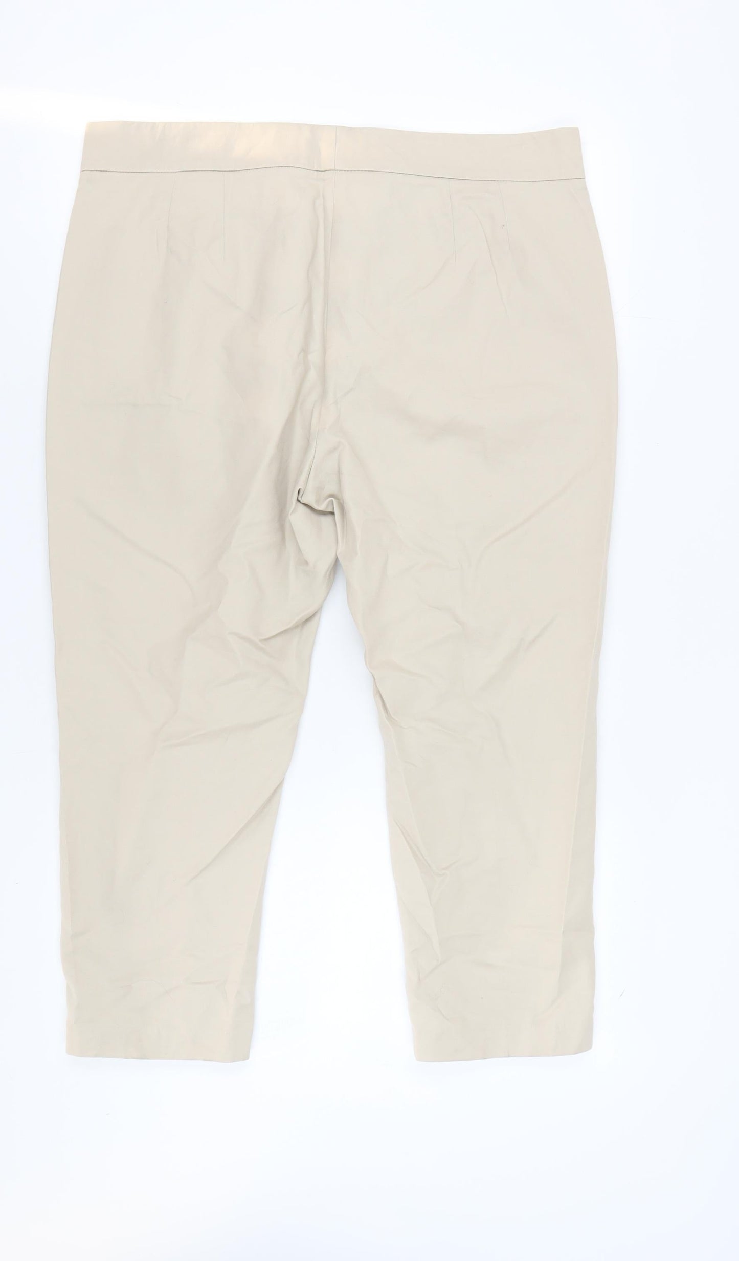 Marks and Spencer Women's Beige Trousers, Size 18