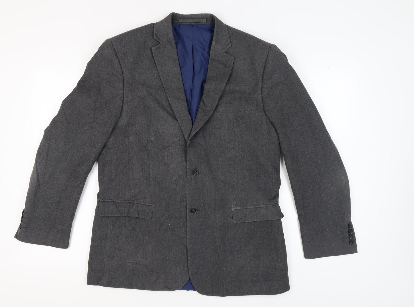 Marks and Spencer Grey Men's Blazer 42R Single-Breasted