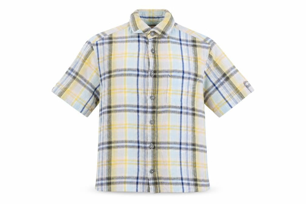 Marks and Spencer Men's Multicoloured Plaid Shirt S