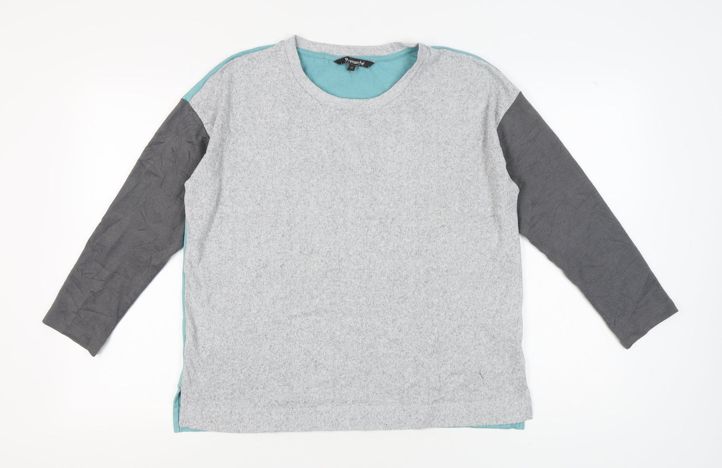 Bonmarché Women's Multicoloured Crew Neck Jumper, Size 14