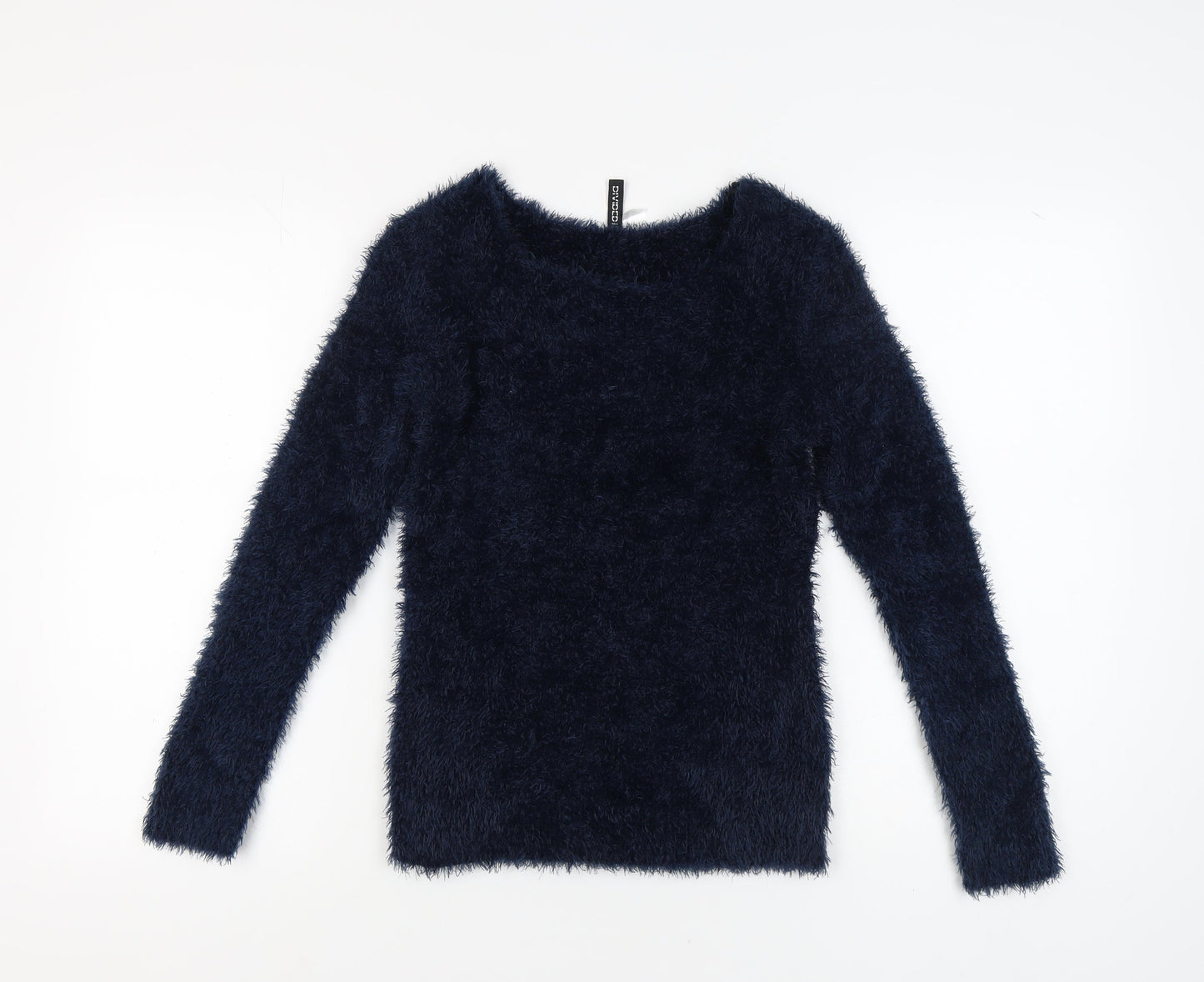 H&M Women's Blue XS Chunky-Knit Pullover Jumper