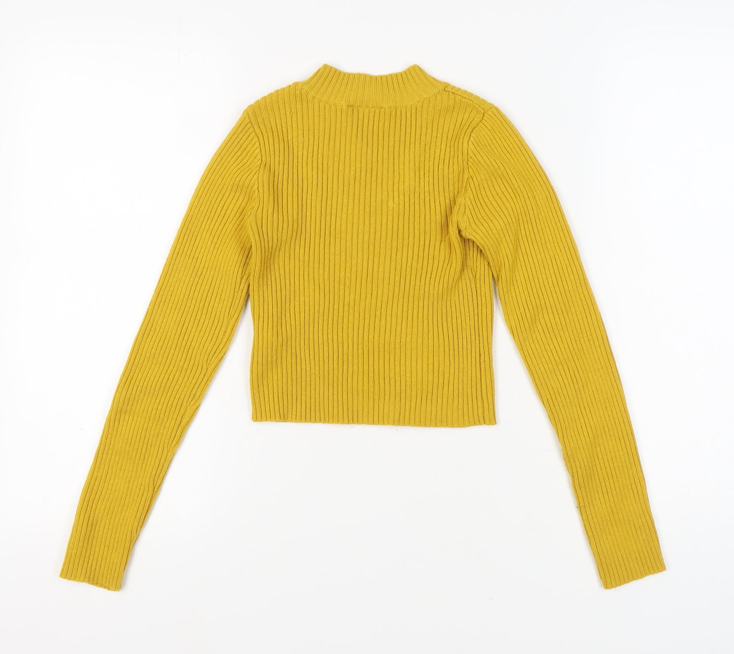 Topshop Women's Yellow Pullover Jumper, Size 8