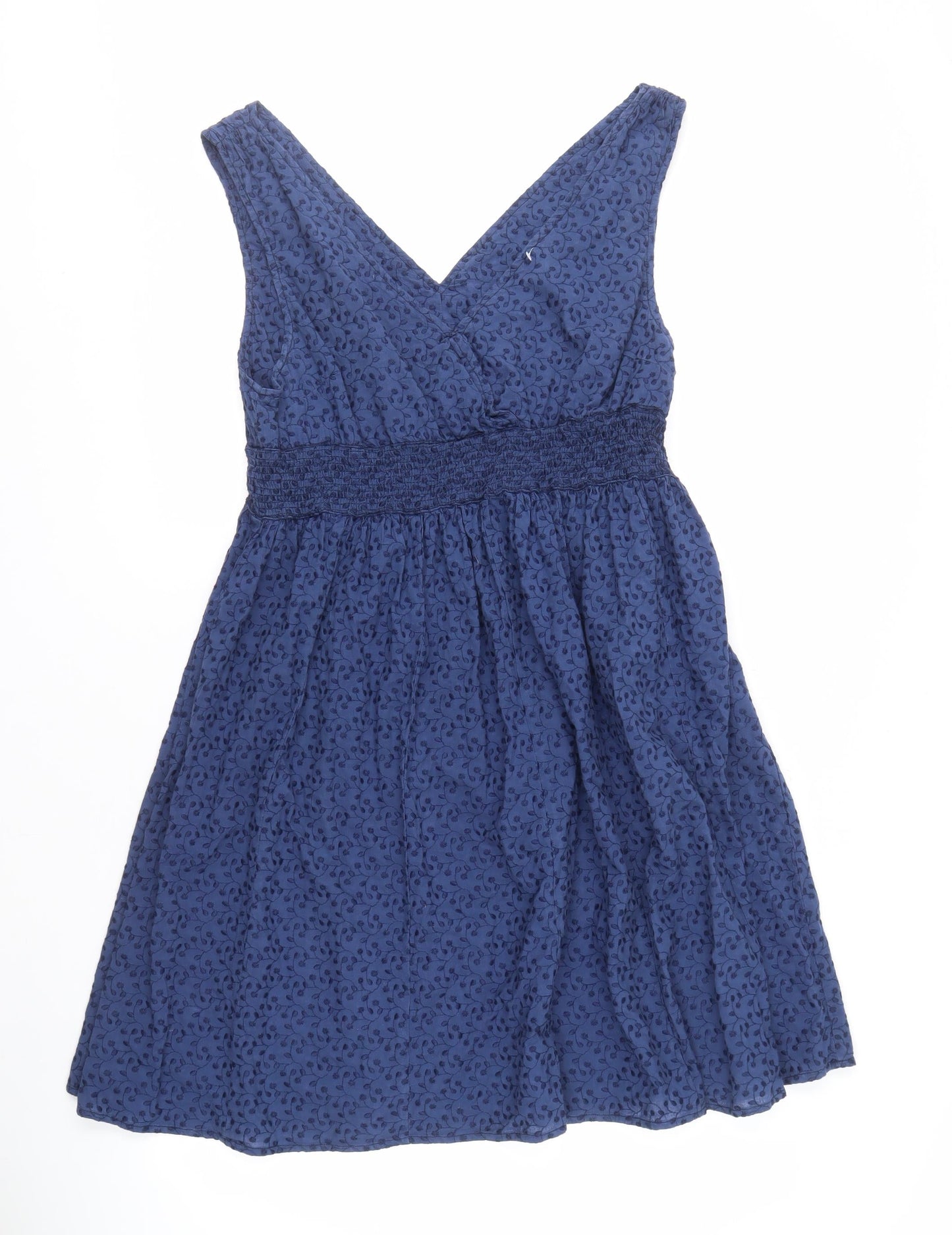 Crew Clothing Co. Women's Blue Cotton Dress Size 16