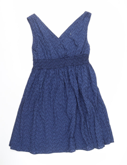 Crew Clothing Co. Women's Blue Cotton Dress Size 16