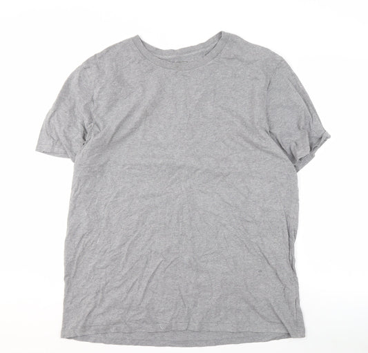 GAP Men's Grey Classic Fit Crew Neck T-Shirt XL