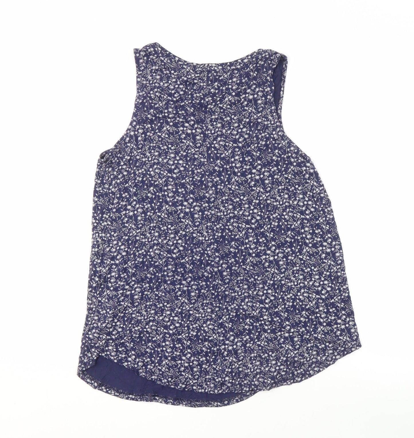 Old Navy Womens Blue Floral Tank Top M