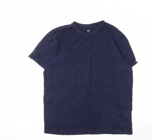 GAP Men's Blue XL Short Sleeve Stretch T-Shirt