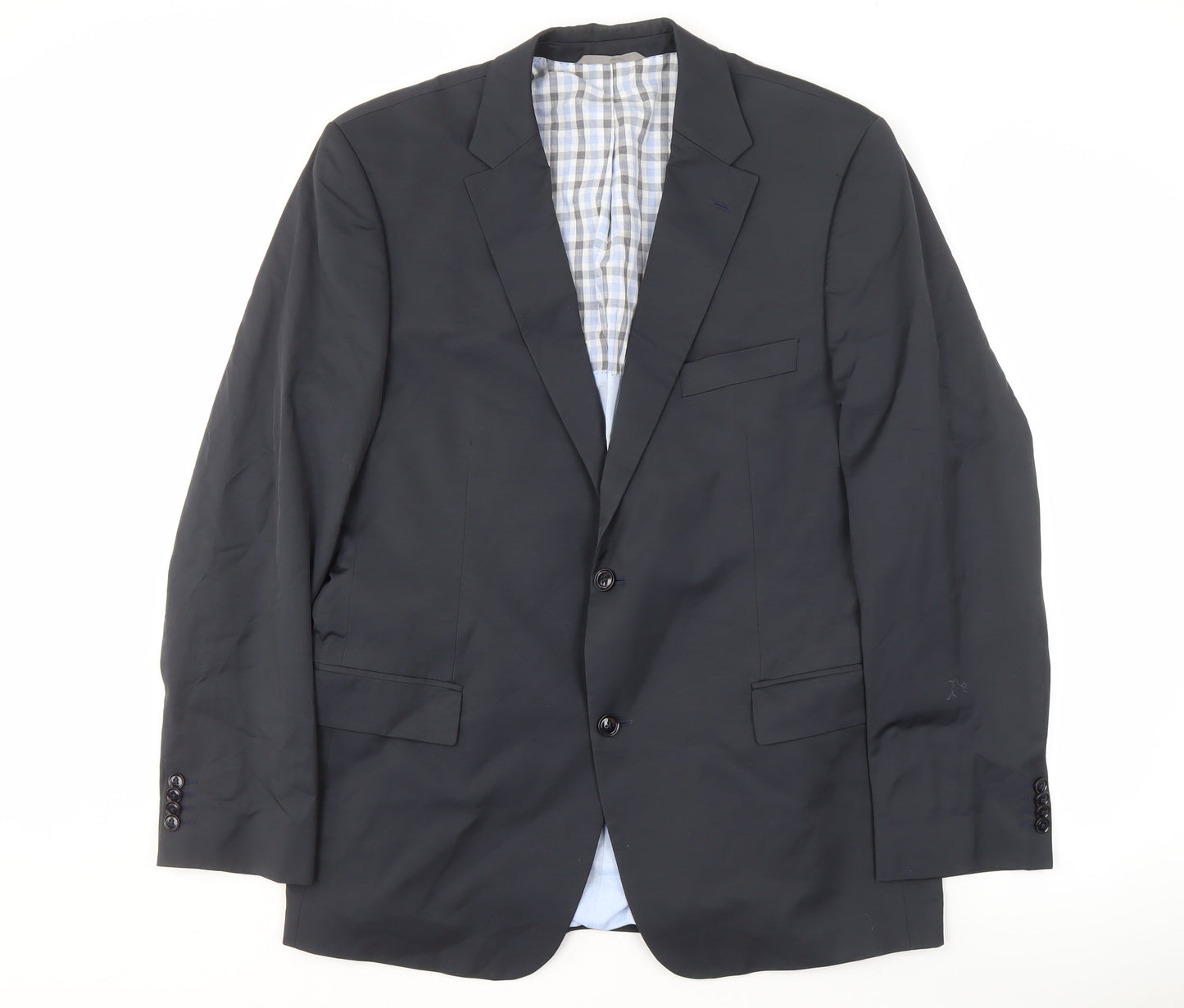 Hugo Boss Men's Grey Blazer 54 Notch Lapel Formal