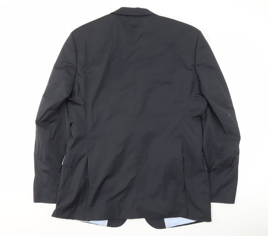 Hugo Boss Men's Grey Blazer 54 Notch Lapel Formal