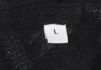 Jack & Jones Men's Black Pullover Hoodie, Size L