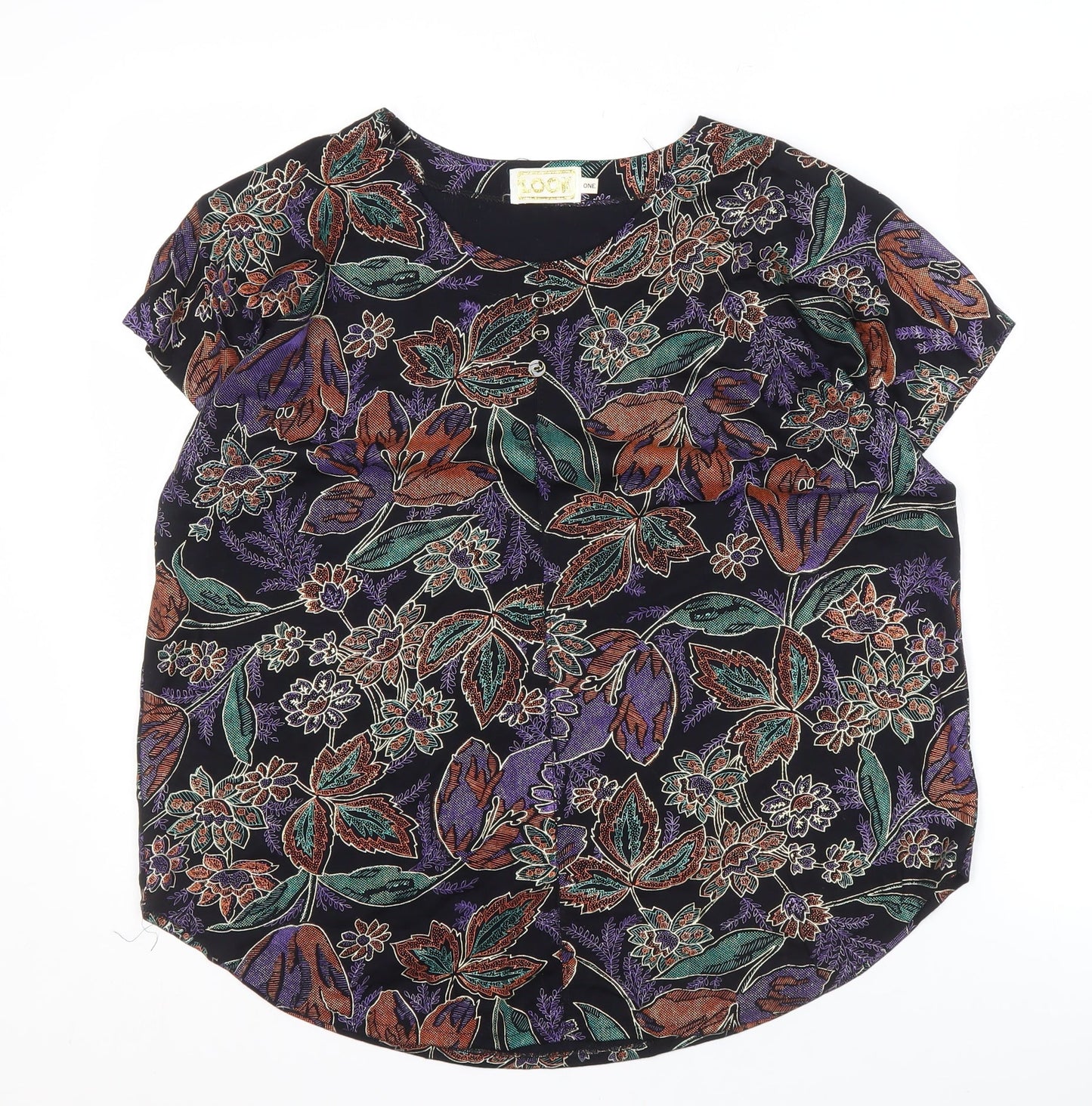 Look Women's Multicoloured Floral Blouse - One Size