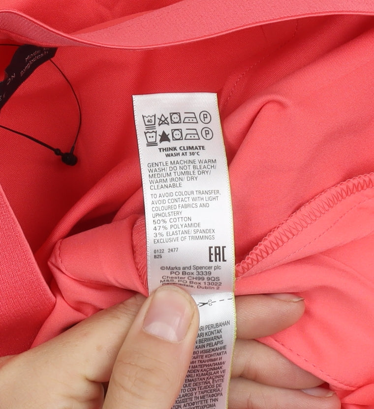 Marks and Spencer Women's Pink Trousers Size 14