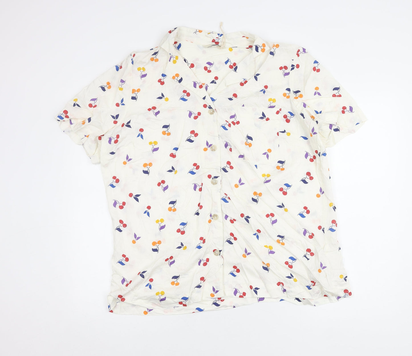 Next Women's Multicoloured Floral Button-Up Shirt