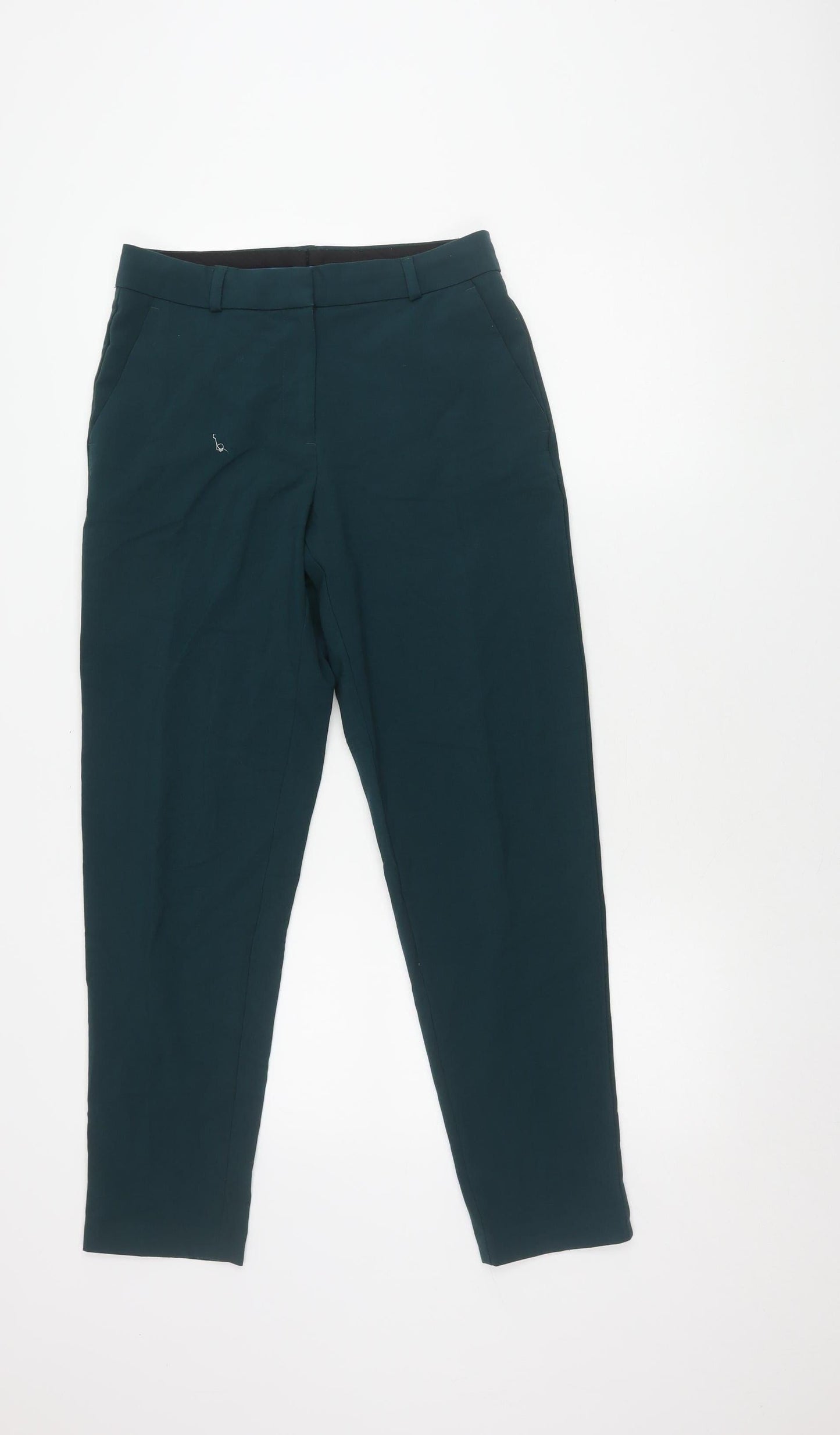 Marks and Spencer Women's Green Tapered Trousers Size 8