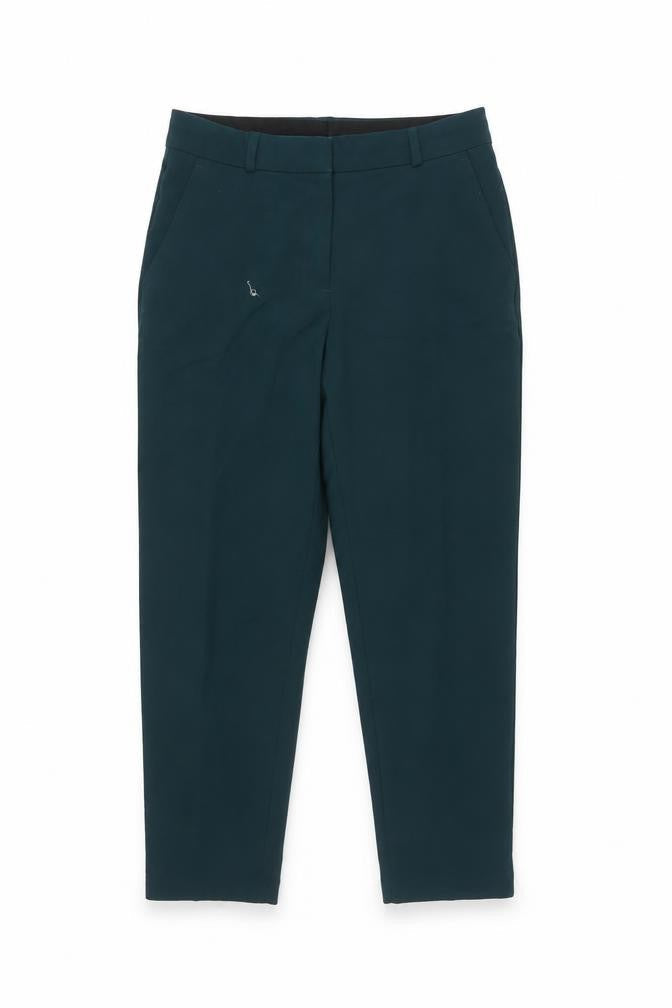 Marks and Spencer Women's Green Tapered Trousers Size 8