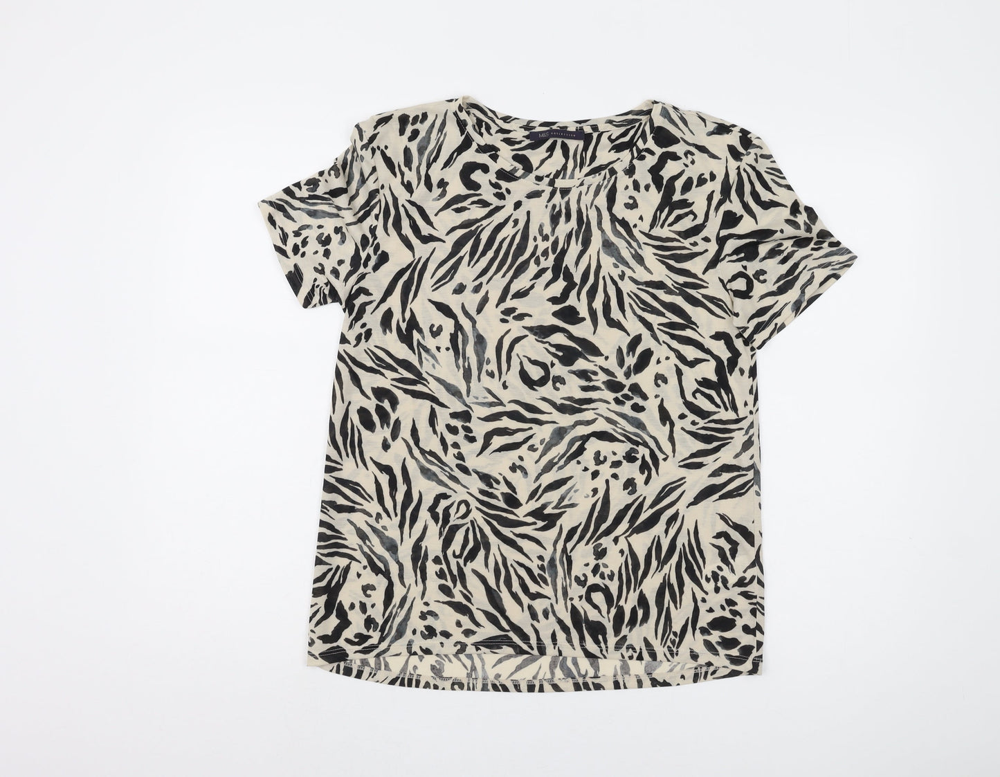 Marks and Spencer Women’s Multicoloured T-Shirt - Size 8