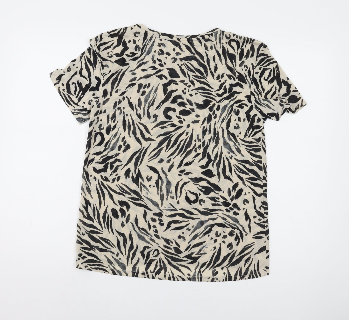 Marks and Spencer Women’s Multicoloured T-Shirt - Size 8