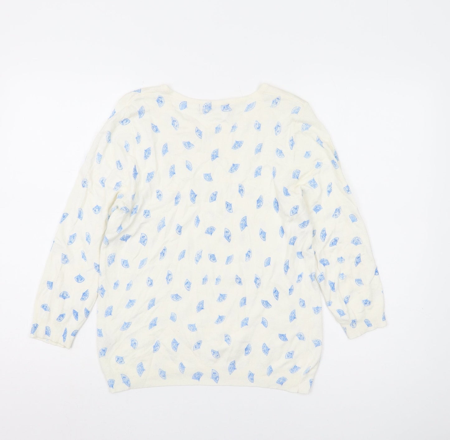 Marks and Spencer Women's Ivory Jumper UK 14