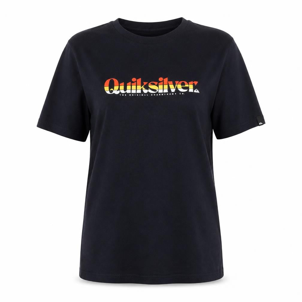 Unisex Adultss UK Size 14 Quiksilver Blue Cotton T-Shirt