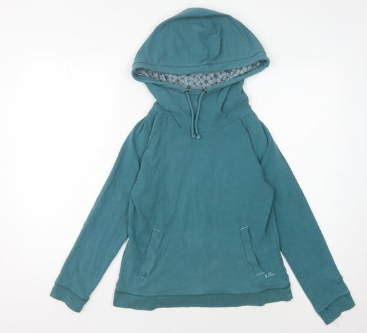 White Stuff Women's Blue Hoodie Size S Pullover