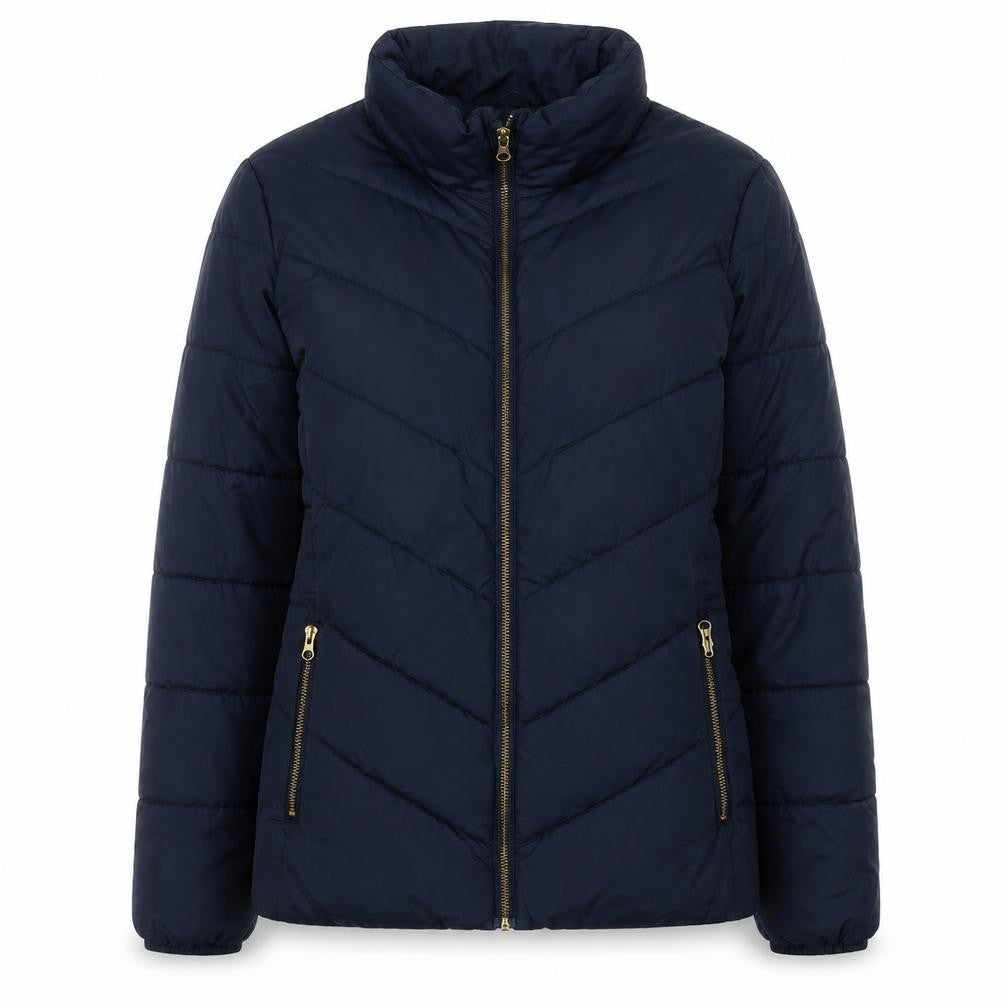 Gap Women's Blue Puffer Jacket Size M