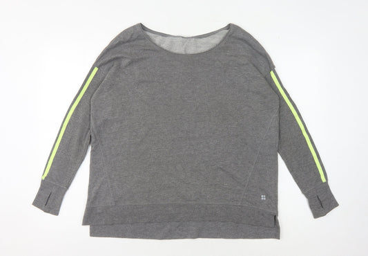 Sweaty Betty Women’s Grey Pullover Sweatshirt XS