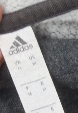 Adidas Men’s Grey Pullover Hoodie M