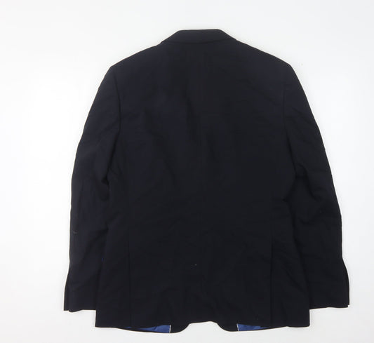 Performance Suit Men's Blue 38 Blazer Regular Fit