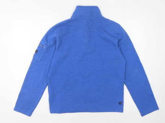 Regatta Men's Blue 1/2 Zip Sweatshirt UK S