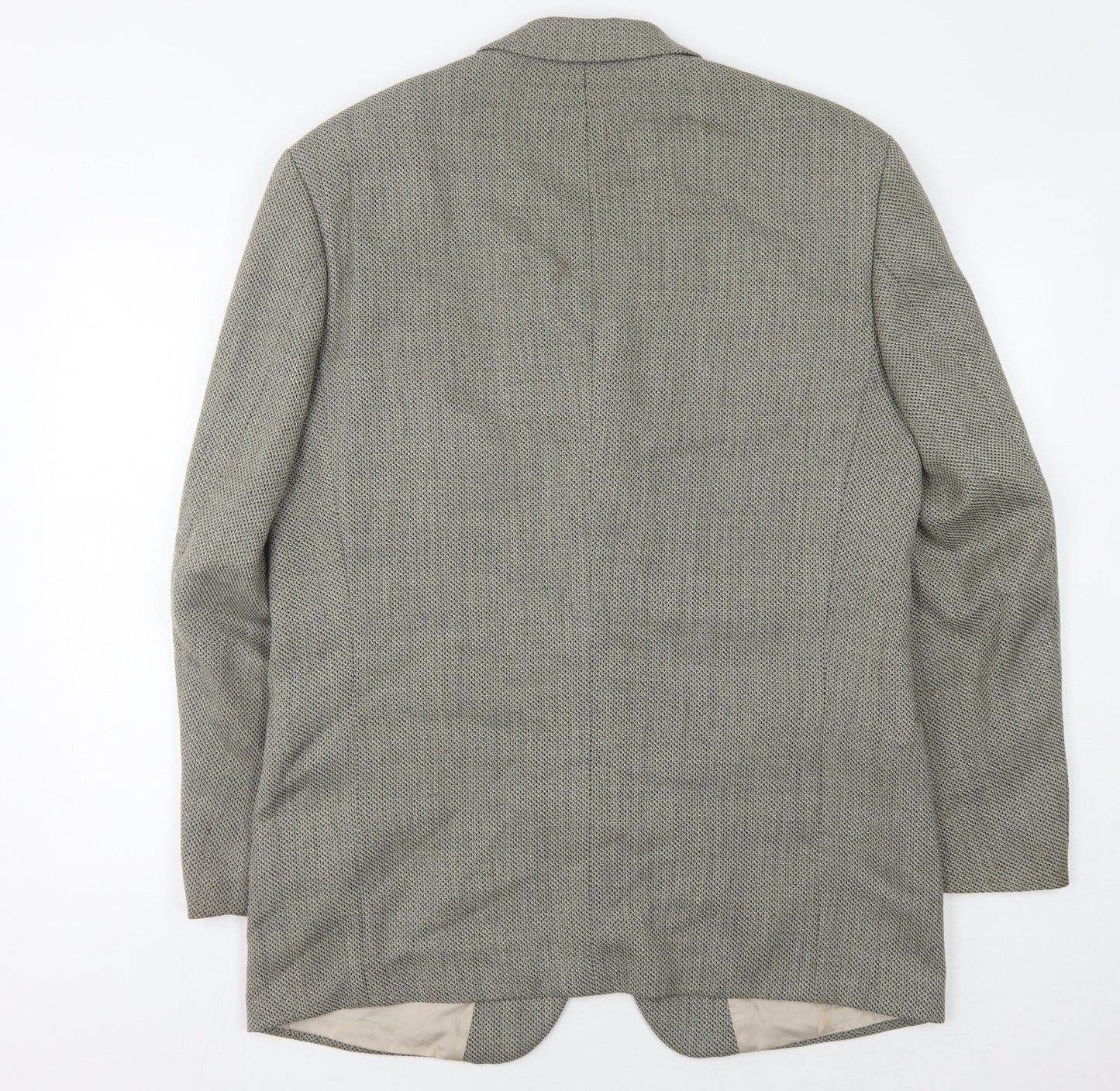 Hugo Boss Men's Grey Tweed Blazer Size 42 Classic Fit