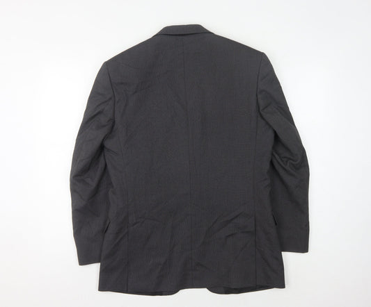 Burton Men's Grey Tailored Blazer 38 Short Formal