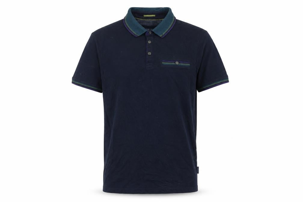 Ted Baker Men's Blue Polo Shirt Size S Cotton