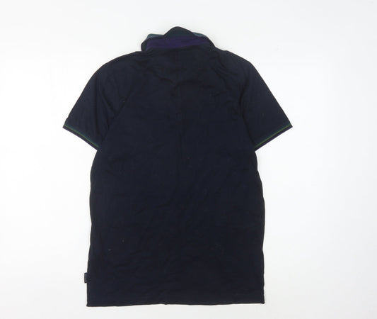 Ted Baker Men's Blue Polo Shirt Size S Cotton