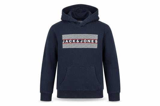 Jack & Jones Boys Blue Pullover Hoodie, Size 12Y