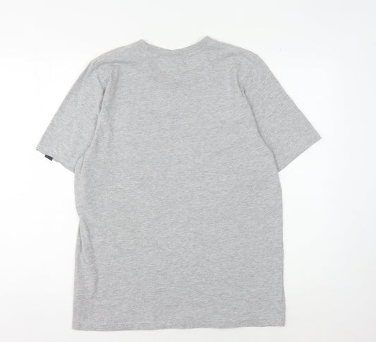 Airwalk Grey Graphic Men's T-Shirt S, Comfortable Cotton Blend