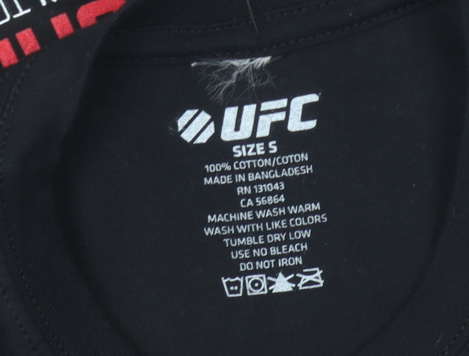 UFC Men's Black S Sports Graphic T-Shirt