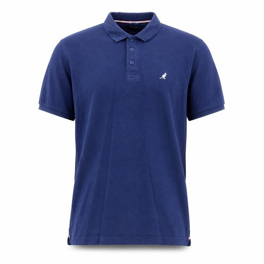 Kangol Men's Blue Polo Shirt Size L Casual Solid