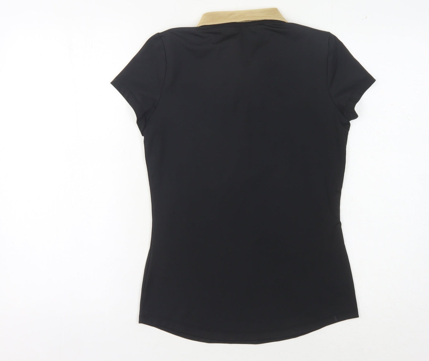 Le Coq Sportif Women's Black Polo Shirt S