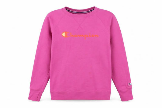 Womens UK M Regular Champion Pink Pullover Sweatshirt