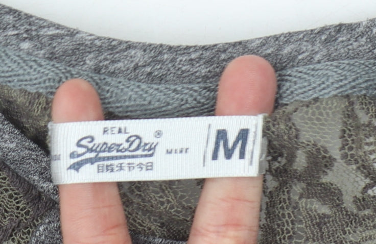 Womens UK M Regular Superdry Grey
