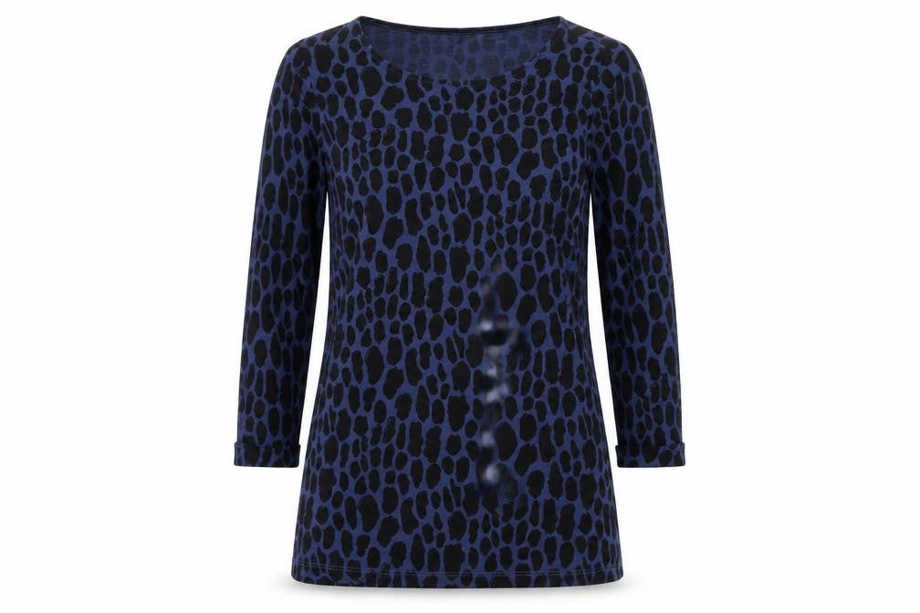 Womens UK Size 6 Boden Blue Lyocell Blend T-Shirt