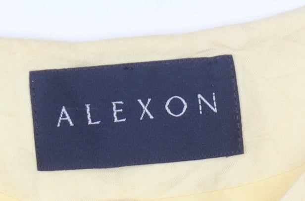 Alexon Women's Yellow Blazer, Size 12, Single-Breasted